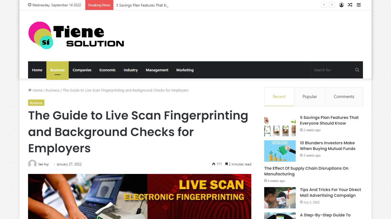 The Guide to Live Scan Fingerprinting and Background Checks for ...